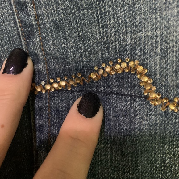 7 For All Mankind Women’s Bootcut Bling jeans 30 - Picture 5 of 8